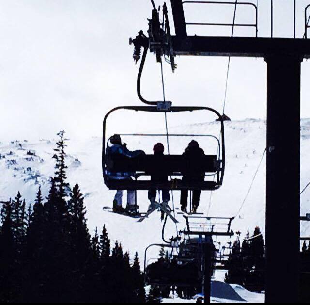 “4pm and last ones on lift ... the mountain was ours!” – Jennifer Rexroat 