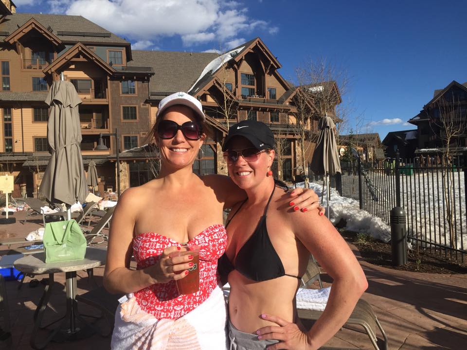 “Spring skiing and laying out by the hot tubs all in the same day!” – Lori McLean 