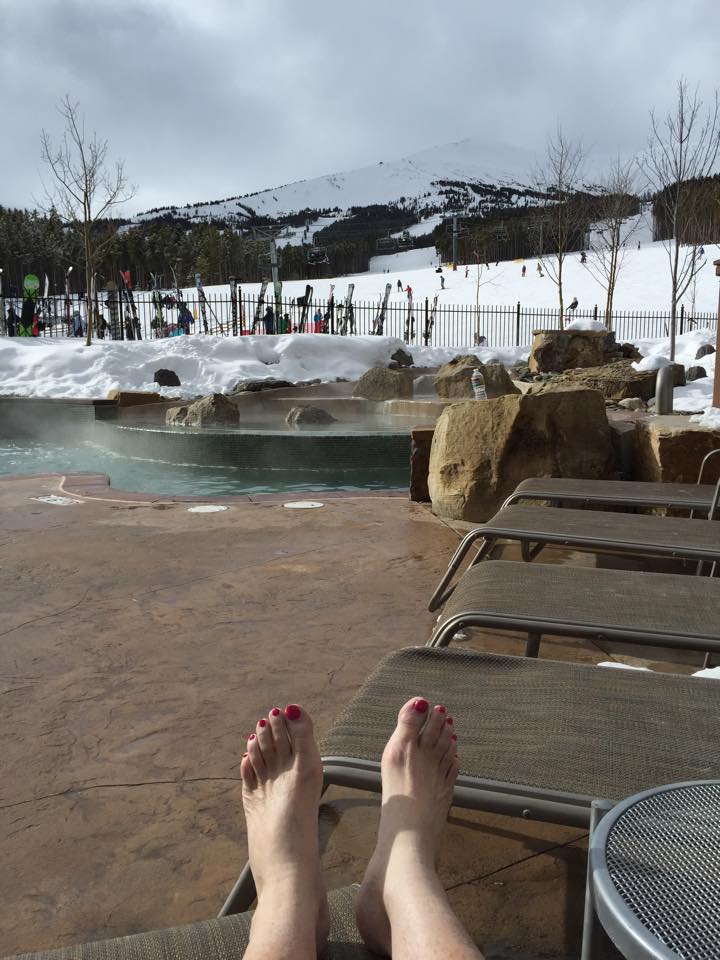 “This Florida girl went to her happy place in January (Breck and GLP7). My toes went from sand to snow!” – Maureen Powell 